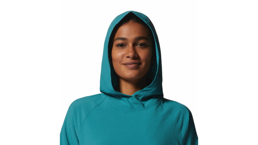 Mountain Hardwear Sunshadow Long Sleeve Hoodies - Womens, Palisades, Medium, 1924091349-Palisades-M