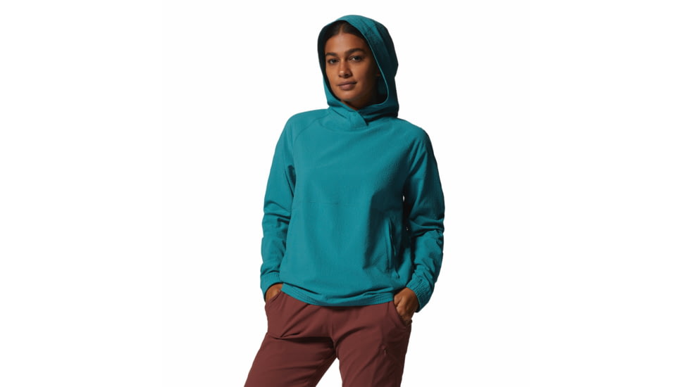 Mountain Hardwear Sunshadow Long Sleeve Hoodies - Womens, Palisades, Medium, 1924091349-Palisades-M