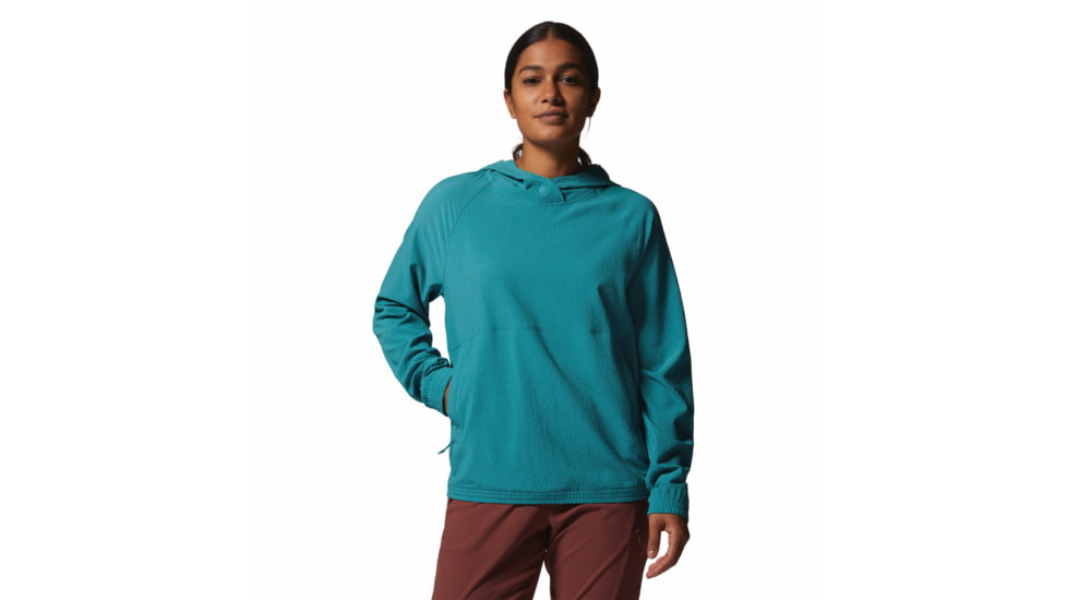 Mountain Hardwear Sunshadow Long Sleeve Hoodies - Womens, Palisades, Medium, 1924091349-Palisades-M