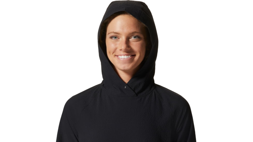 Mountain Hardwear Sunshadow Long Sleeve Hoody - Womens, Black, Small, 1924091010-S