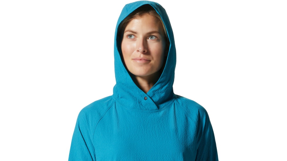 Mountain Hardwear Sunshadow Long Sleeve Hoody - Womens, Vinson Blue, Medium, 1924091446-M