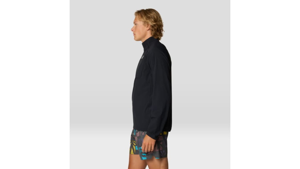 Mountain Hardwear Sunshield 1/2 Zip Top - Men's, Black, XL, 2110211-010-XL