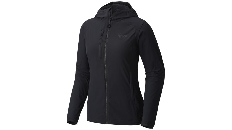 Mountain Hardwear Super Chockstone Hooded Jacket - Woman's-Black-X-Small