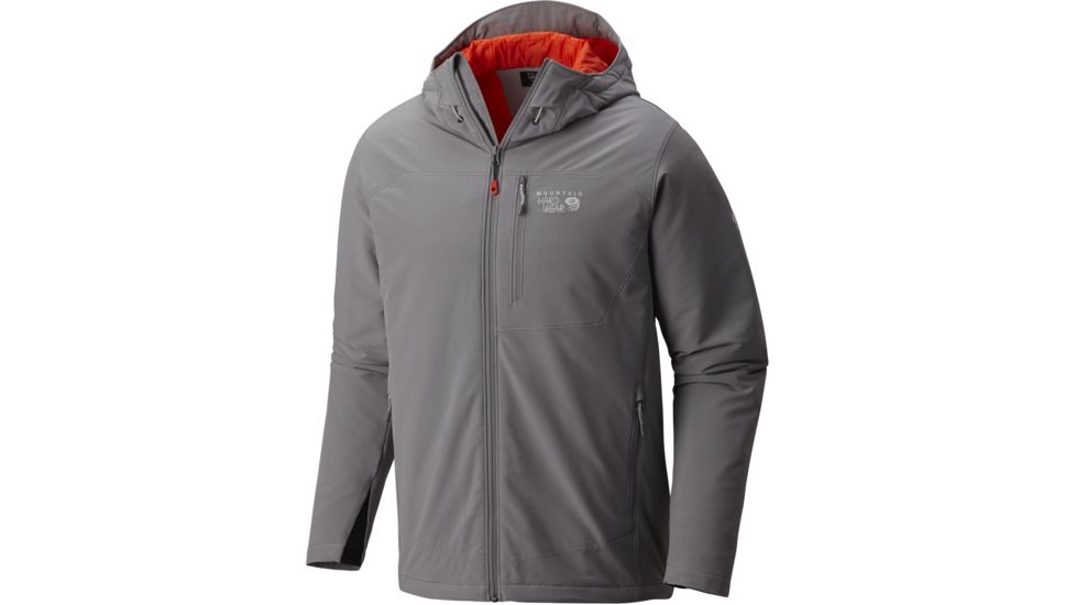 Mountain Hardwear Super Conductor Hooded Jacket - Men's-Manta Grey-X-Large