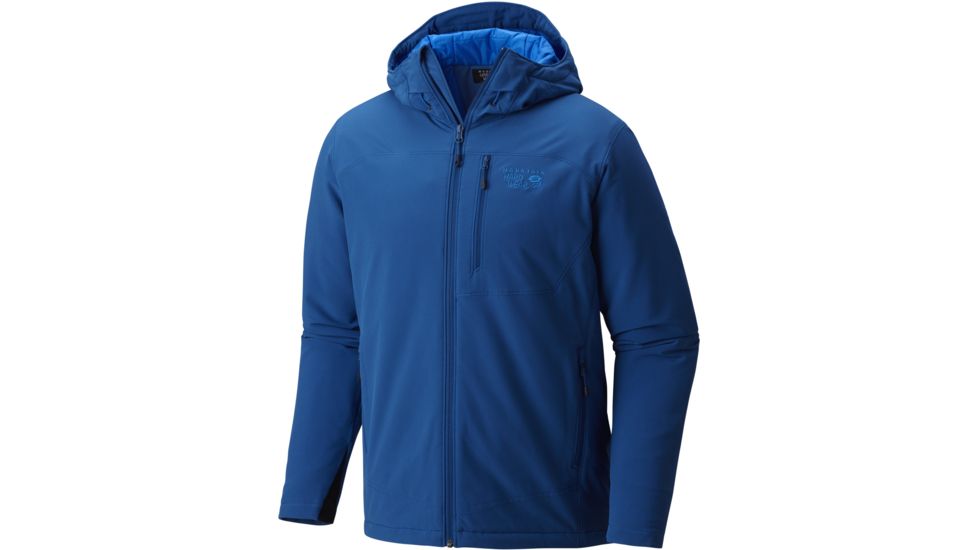 Mountain Hardwear Super Conductor Hooded Jacket - Men's-Nightfall Blue-Large