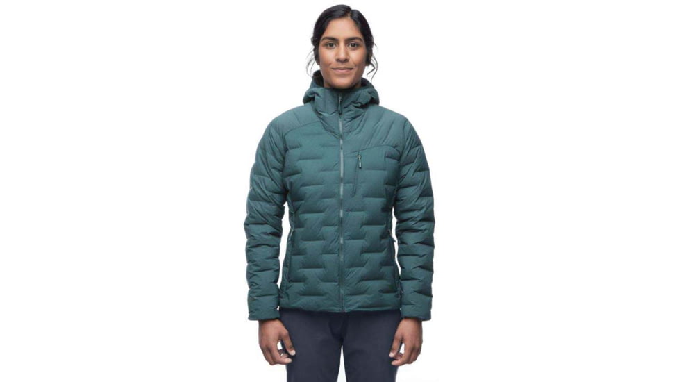 Mountain Hardwear Super DS Stretchdown Hooded Jacket - Womens, Blue Spruce, Large, 1846431310-L
