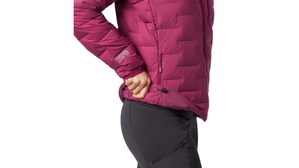 Mountain Hardwear Super/DS Stretchdown Hooded Jacket - Womens, Divine, Small, Regular Inseam, OL7673662-S