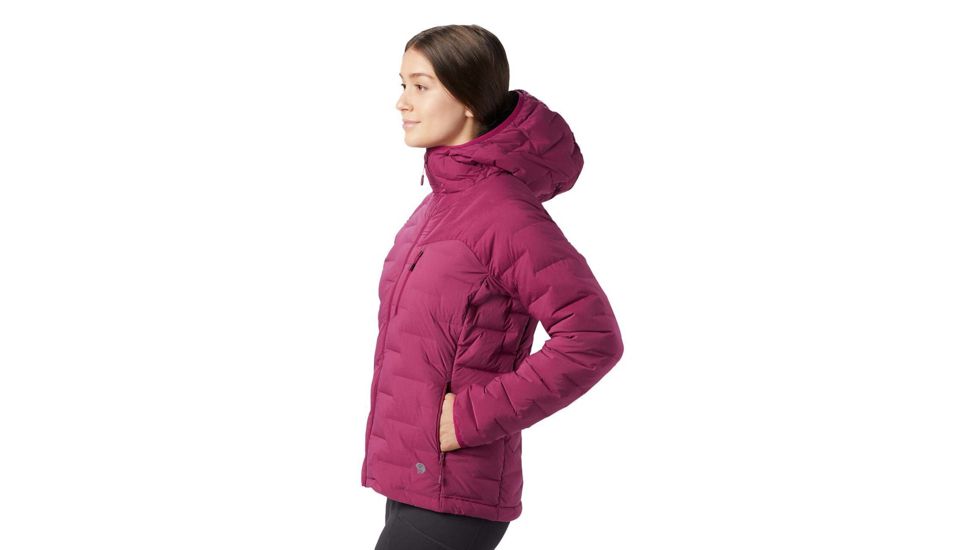 Mountain Hardwear Super/DS Stretchdown Hooded Jacket - Womens, Divine, Small, Regular Inseam, OL7673662-S