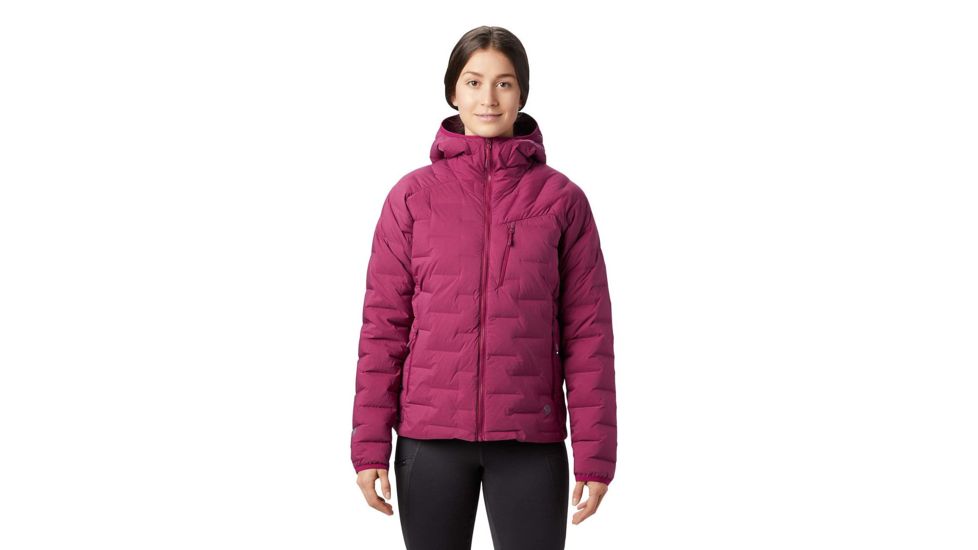 Mountain Hardwear Super/DS Stretchdown Hooded Jacket - Womens, Divine, Small, Regular Inseam, OL7673662-S