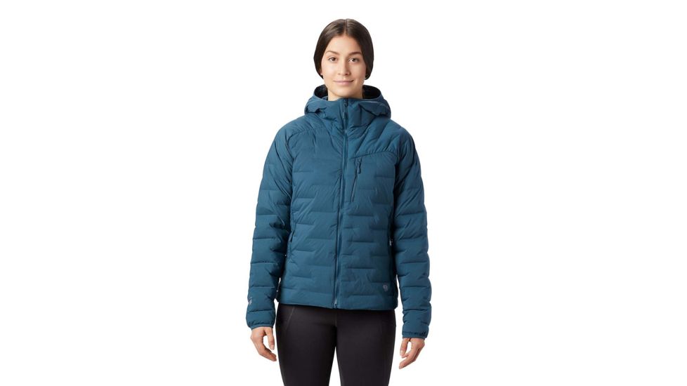 Mountain Hardwear Super/DS Stretchdown Hooded Jacket - Women's, Icelandic, Large, OL7673324-L