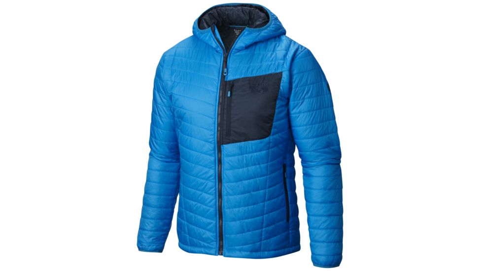Mountain Hardwear Thermostatic Hooded Jacket - Mens-Dark Compass-Small
