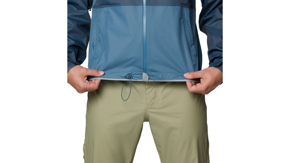 Mountain Hardwear Threshold Jacket - Mens, Moon Blue, Adriatic Blue, L, 190423032549