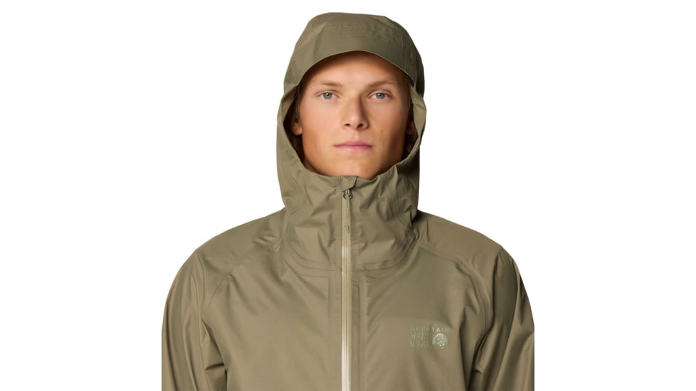 Mountain Hardwear Threshold Jacket - Mens, Stone Green, Mantis Green, S, 190423032617