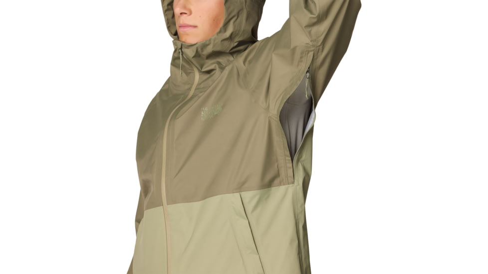 Mountain Hardwear Threshold Jacket - Mens, Stone Green, Mantis Green, S, 190423032617