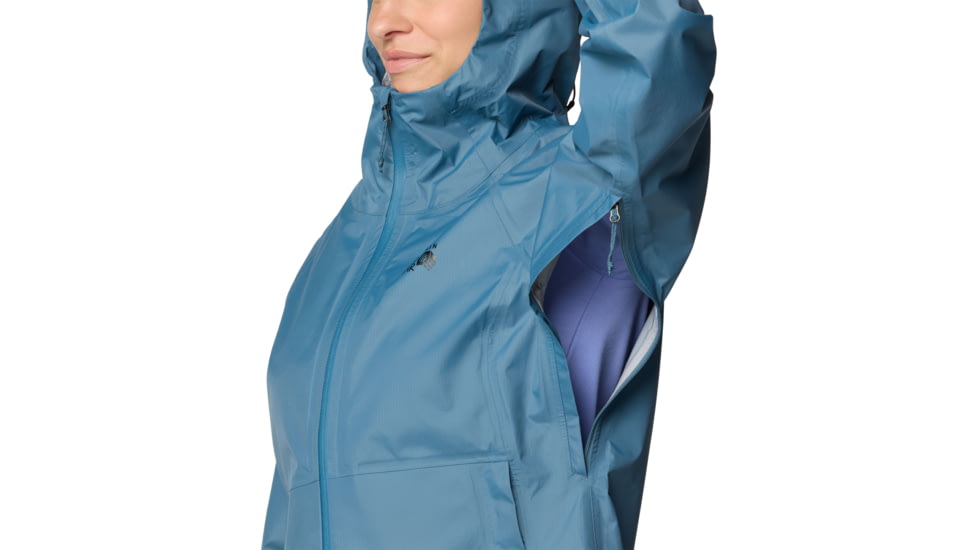 Mountain Hardwear Threshold Jacket - Womens, Adriatic Blue, XS, 190423048519
