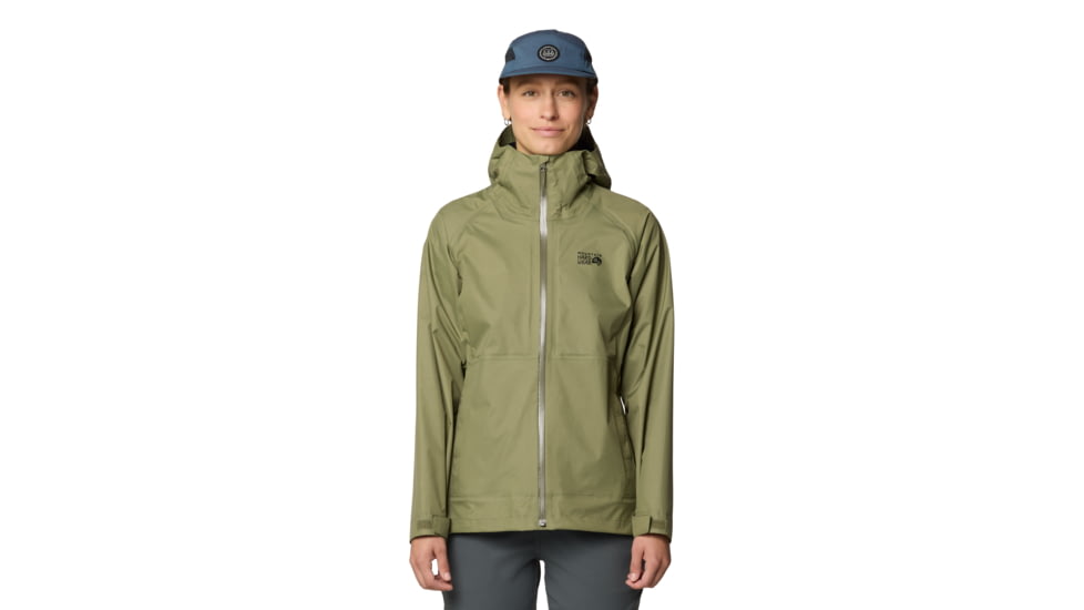 Mountain Hardwear Threshold Jacket - Womens, Mission Olive, XL, 190423048458