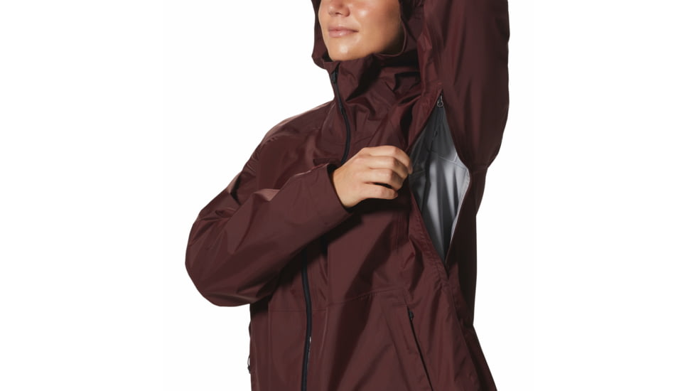Mountain Hardwear Threshold Jacket - Womens, Washed Raisin, Small, 2024691629-Washed Raisin-S