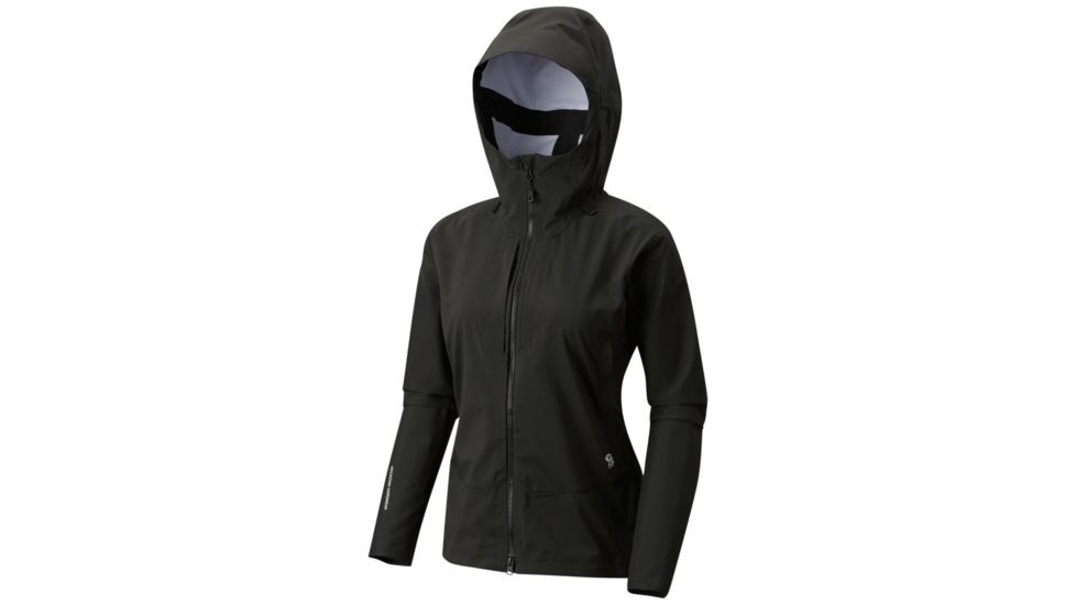 Mountain Hardwear Touren Hooded Jacket - Women's, Stealth Grey, XL 1765361006-XL