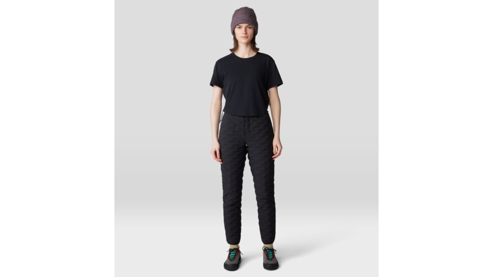 Mountain Hardwear Trekkin Go Short Sleeve Shirt - Women's, Black, L, 2023271-010-L