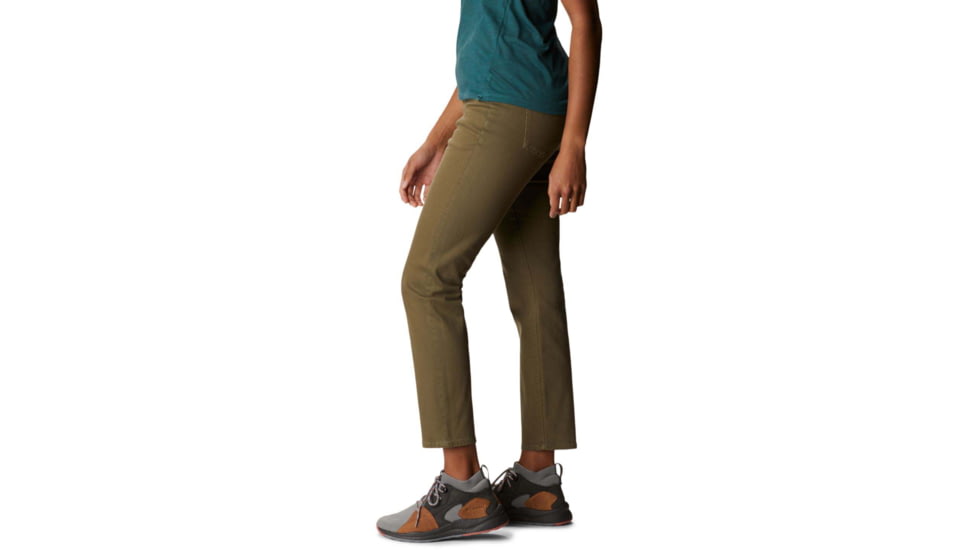 Mountain Hardwear Twill Ankle Jean - Womens, Light Army, 12, 32, OL7728333-12-R