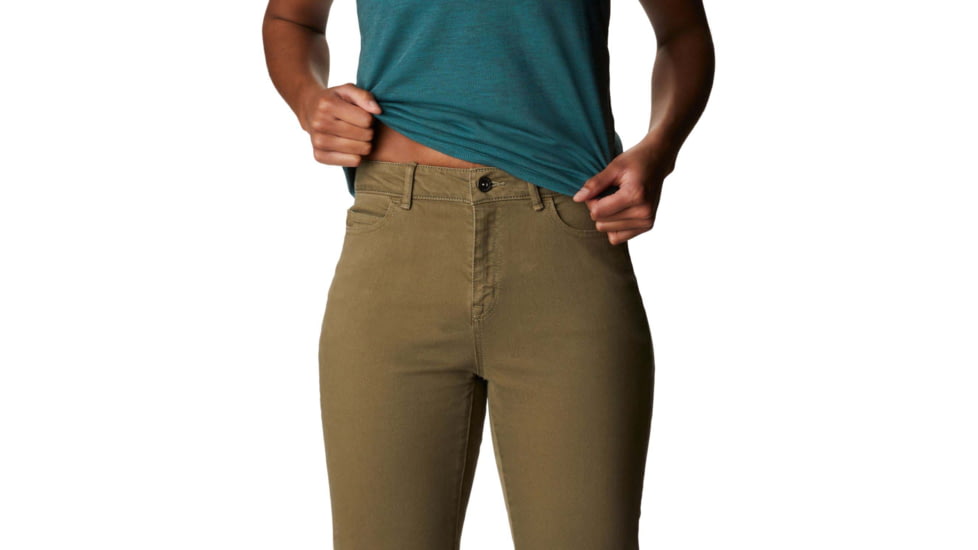 Mountain Hardwear Twill Ankle Jean - Womens, Light Army, 12, 32, OL7728333-12-R