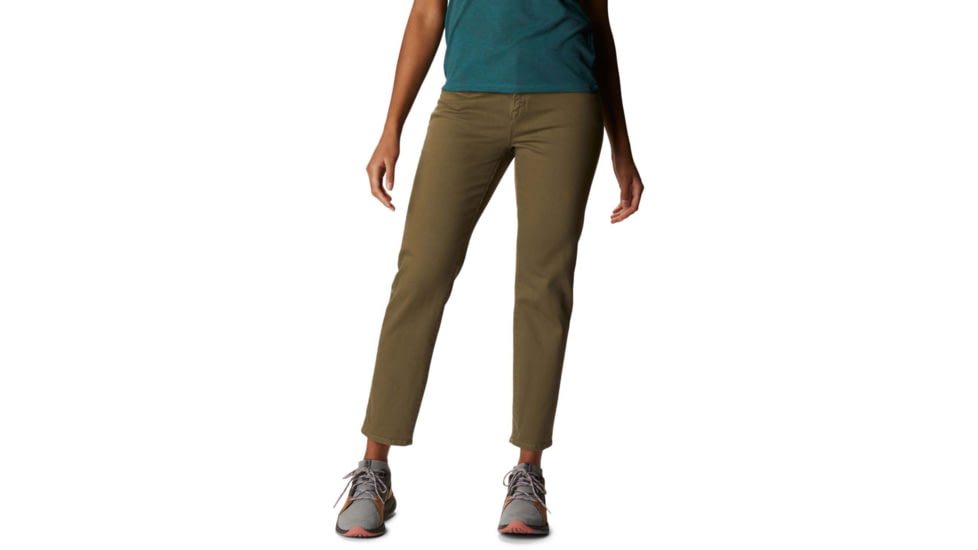 Mountain Hardwear Twill Ankle Jean - Womens, Light Army, 12, 32, OL7728333-12-R
