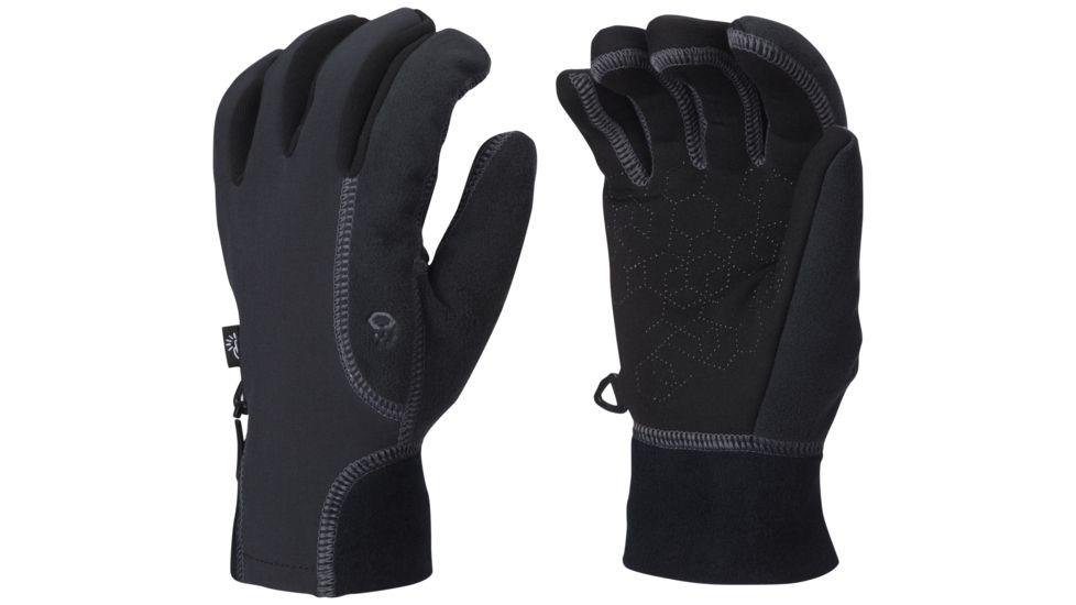 Mountain Hardwear Winter Momentum Running Gloves - Women's-Black-Large