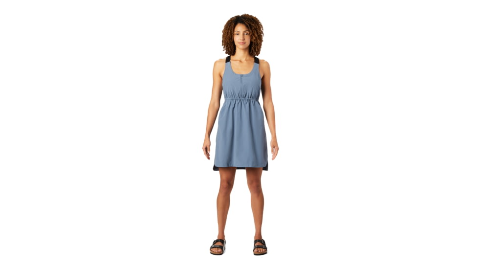 Mountain Hardwear Wondervalley Cinch Dress - Women's, Light Zinc, Medium, 1890751441-M