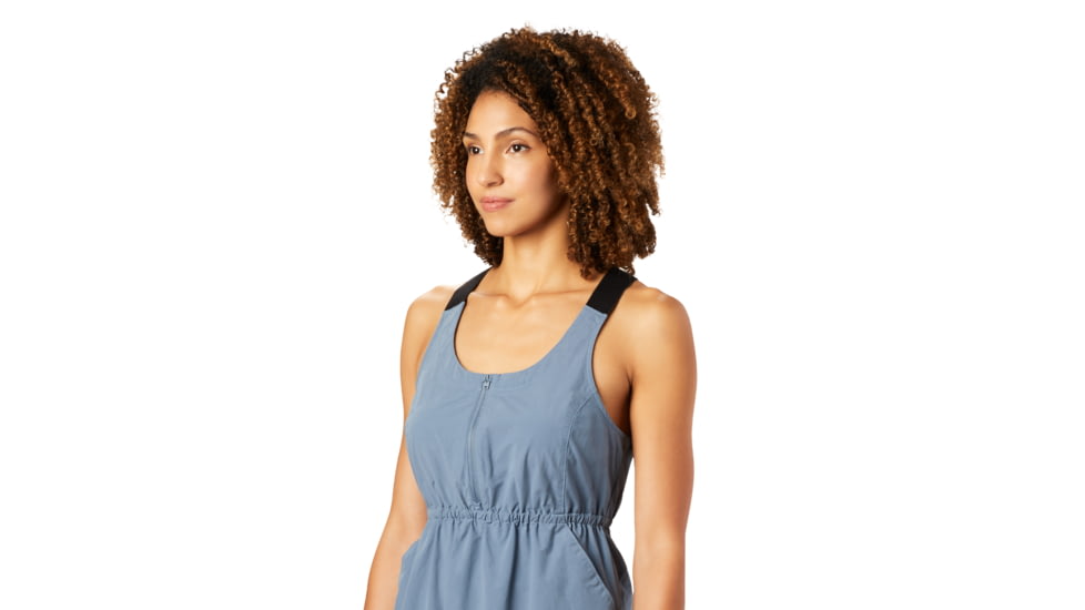 Mountain Hardwear Wondervalley Cinch Dress - Women's, Light Zinc, Medium, 1890751441-M