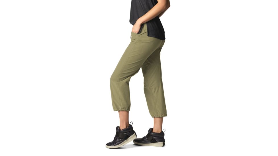 Mountain Hardwear Wondervalley Pant - Womens, Light Army, Medium, Regular, 1880671333-M