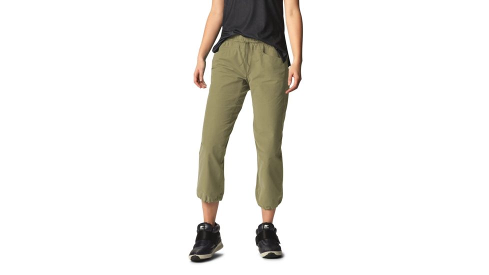 Mountain Hardwear Wondervalley Pant - Womens, Light Army, Medium, Regular, 1880671333-M