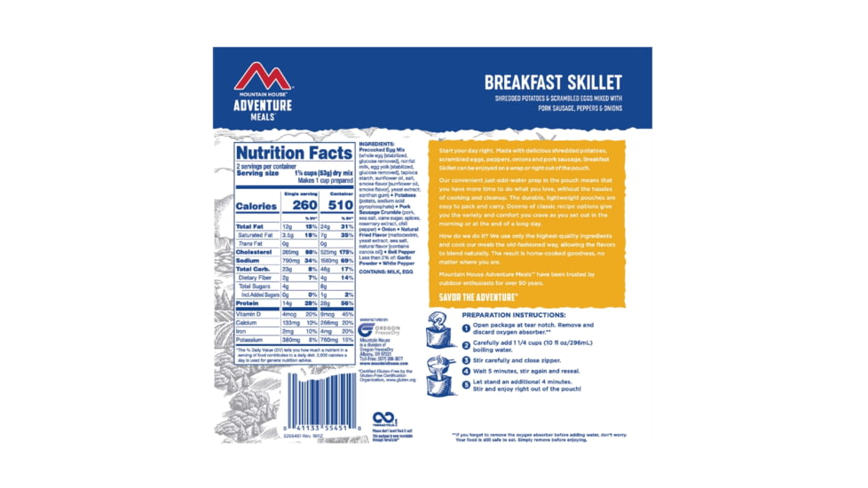 Mountain House Breakfast Skillets, 55451