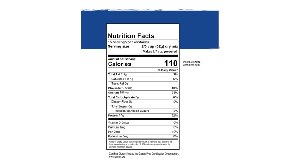 Mountain House Diced Beef - Bulk
