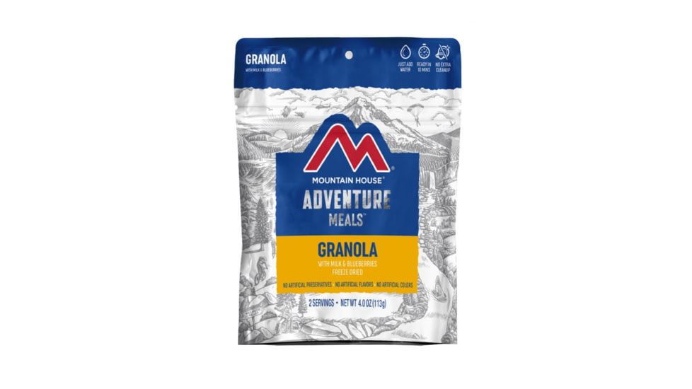 Mountain House Granola with Milk and Blueberries Clean Label, 55450