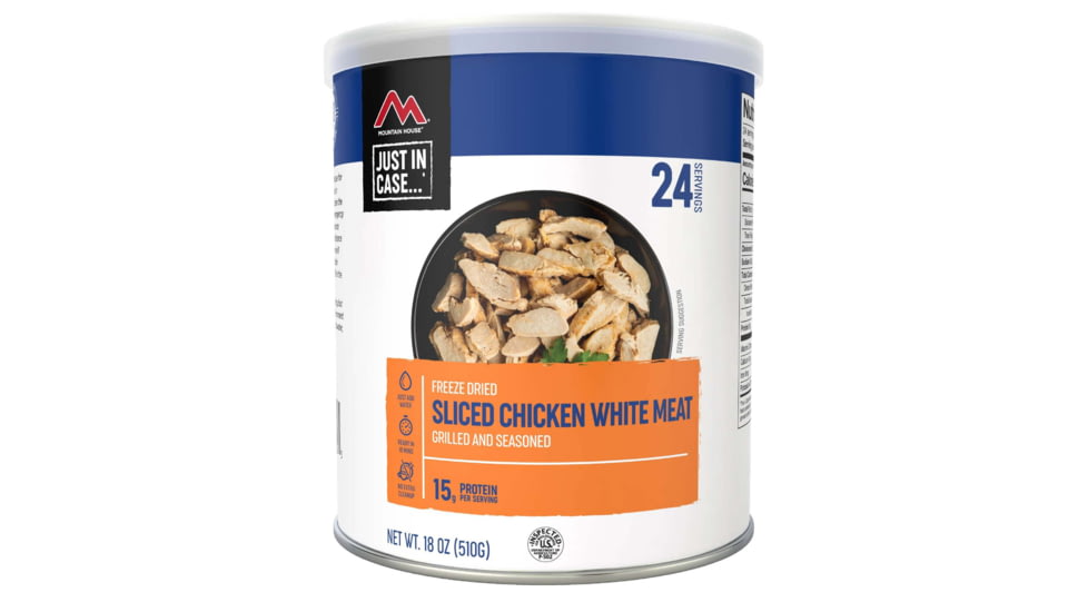 Mountain House Grilled Sliced Chicken, 24 Servings, 30226