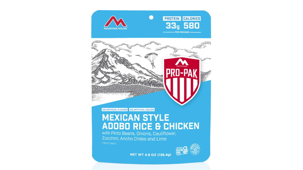 Mountain House Mexican Adobo Rice and Chicken, 136.4 g, 50171