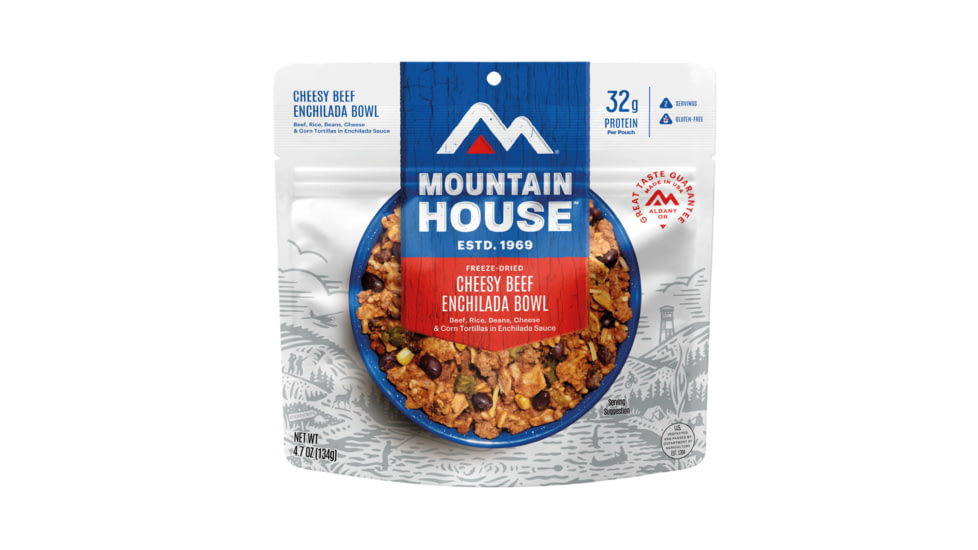 Mountain House Cheesy Beef Enchilada Bowl Pouch