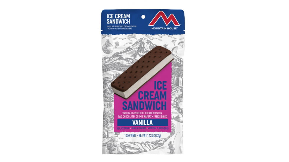 Mountain House Vanilla Ice Cream Sandwiches, 55524