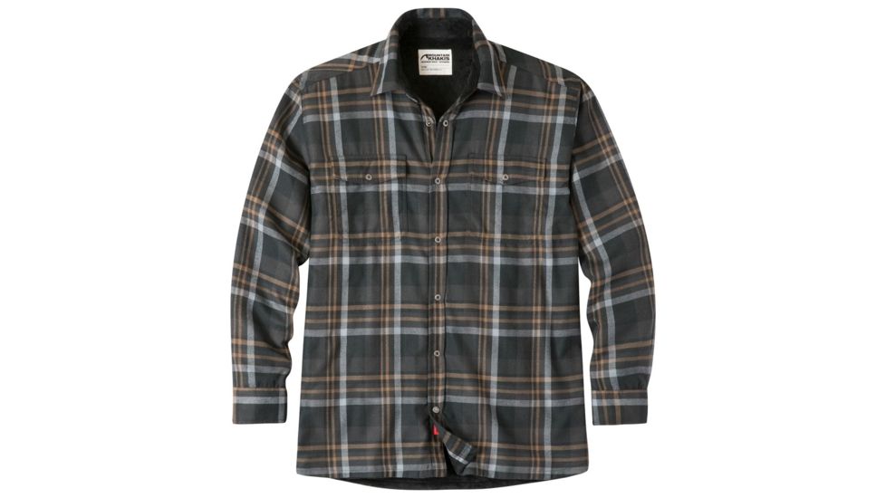 Mountain Khakis Christopher Fleece Lined Shirt - Mens, Black Plaid, X-Large, 5746366300