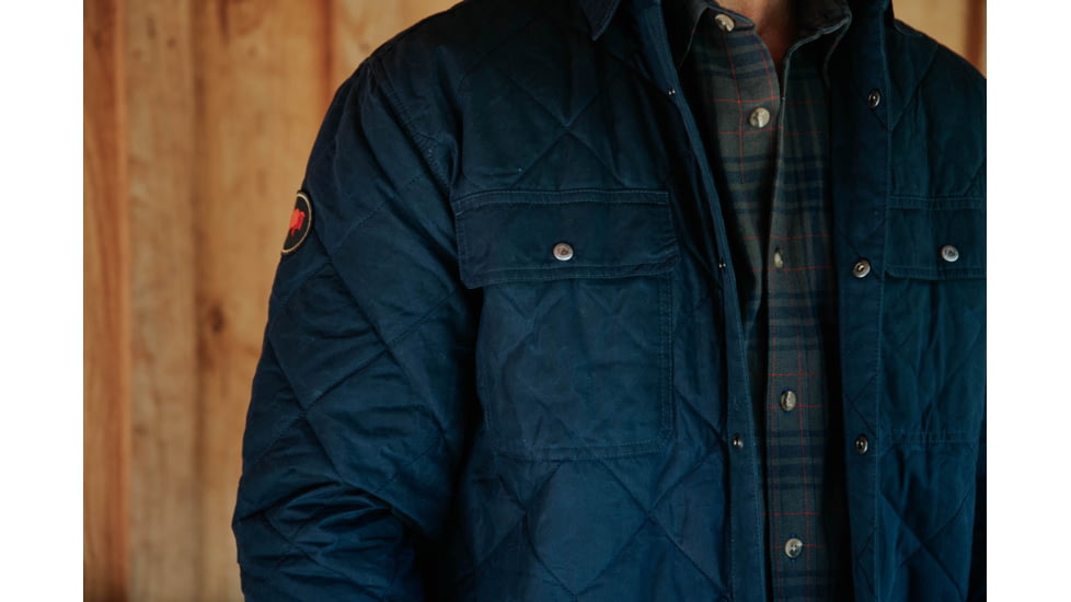 Mountain Khakis Highland Field Quilted Jacket Classic Fit - Mens, Forest Moss, S, N47301FOREST MOSSS