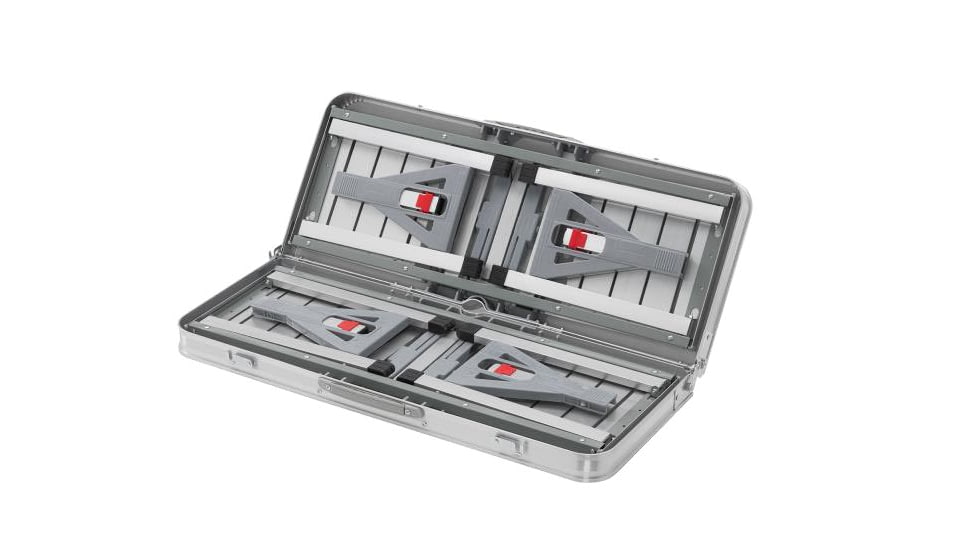 Mountain Summit Gear Aluminum Folding Picnic Table, Aluminum, MSG-PCTBL