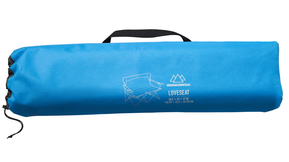 Mountain Summit Gear Loveseat, 600D Polyester, 500 lbs, Blue, MSG-LS