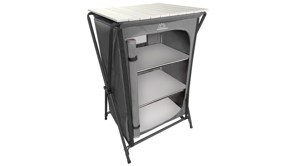 Mountain Summit Gear Roll Top Camping Pantry, Aluminum &amp; Powder Coated Steel, MSG-RTCP