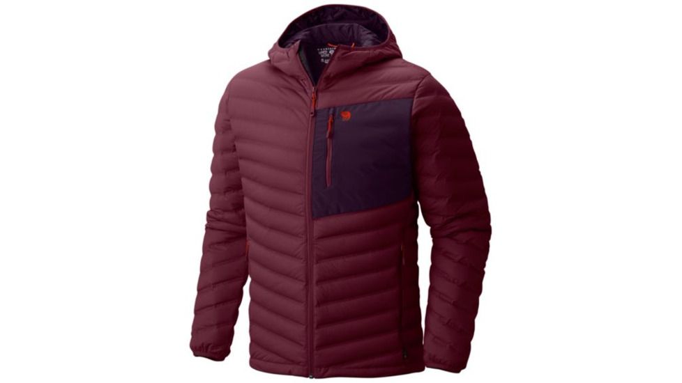 Mountain Hardwear StretchDown Hooded M Jkt-Cote du Rhone, Cote du Rhone, L, 1756281647-L