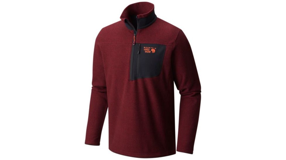 Mountain Hardwear Toasty Twill  M 1/2 Zip-Cote du Rhone, Cote du Rhone, M, 1677291647-M
