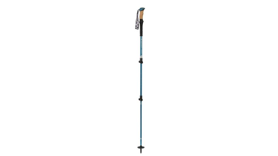 Mountainsmith Dolomite 7075 OLS Trekking Pole, Moroccan Blue, Single, 19-9711-30