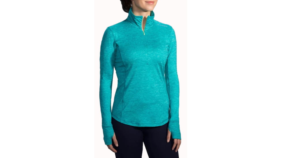 Moving Comfort Dash 1/2 Zip - Women's-Heather Tile-Medium