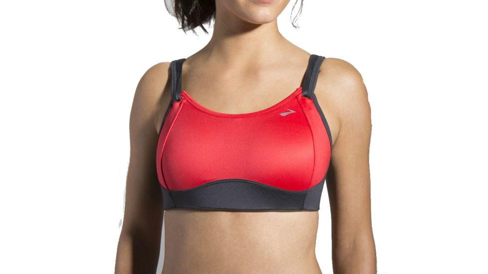 Moving Comfort Fiona Bra - Women's-Poppy/Asphalt-C-32