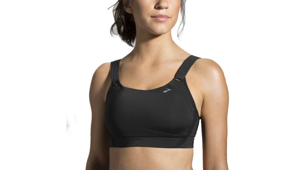Brooks Moving Comfort Jubralee Bra - Women's, Black, 34-D, 350042001.0341D