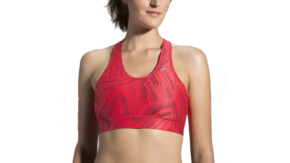 Moving Comfort Sureshot Racer Bra - Women's-Poppy Cosmo-Small
